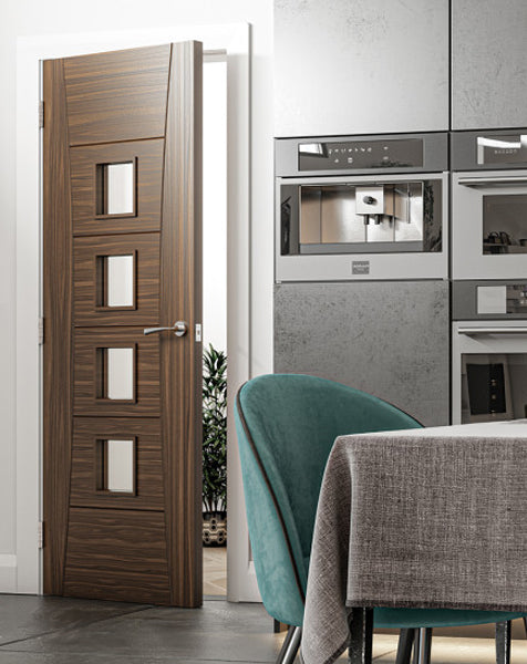 Pamplona Fully finished Walnut Glazed