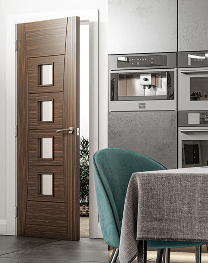 Pamplona Fully finished Walnut Glazed