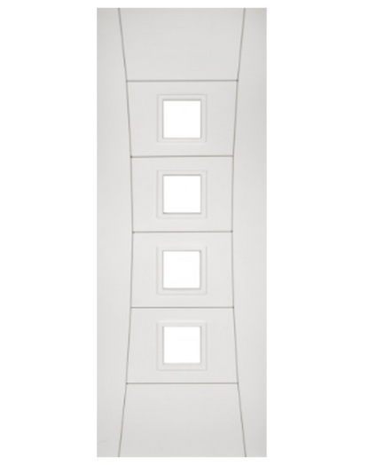 Pamplona White Primed Glazed FD30 Fire Door🔥