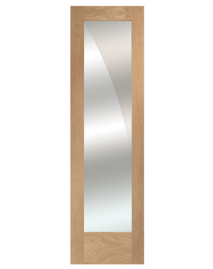 Pattern 10 Internal Oak Door with Mirror Panel