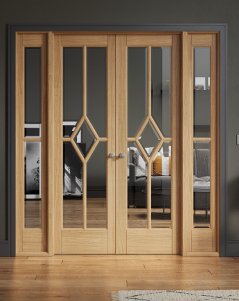 Reims W6 Room Divider Fully Finished Oak