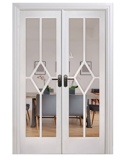 Reims W4 Room Divider White Primed