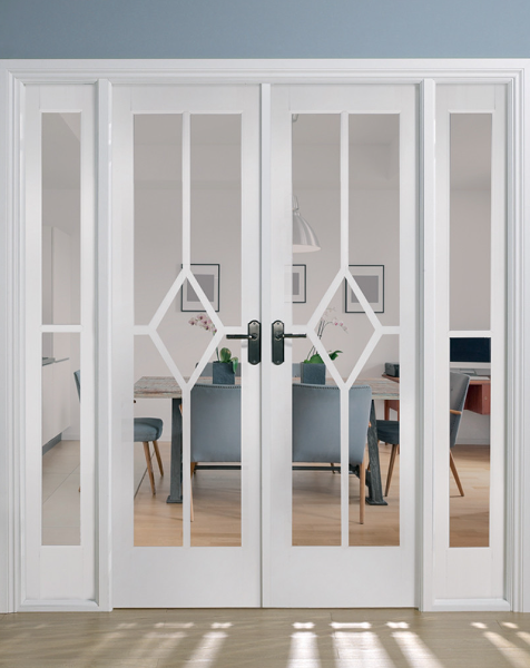 Reims W6 Room Divider White Primed