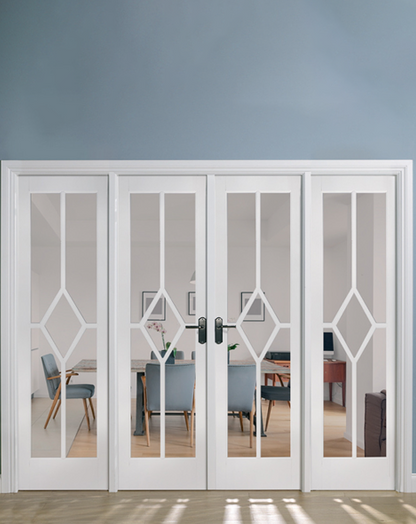 Reims W8 Room Divider White Primed