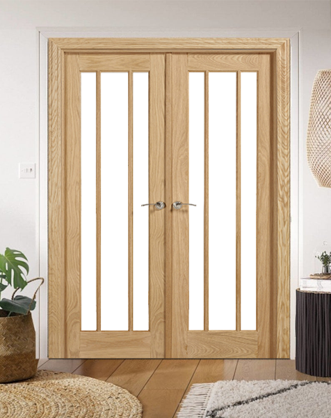 Lincoln W4 Room Dividers Fully Finished Oak