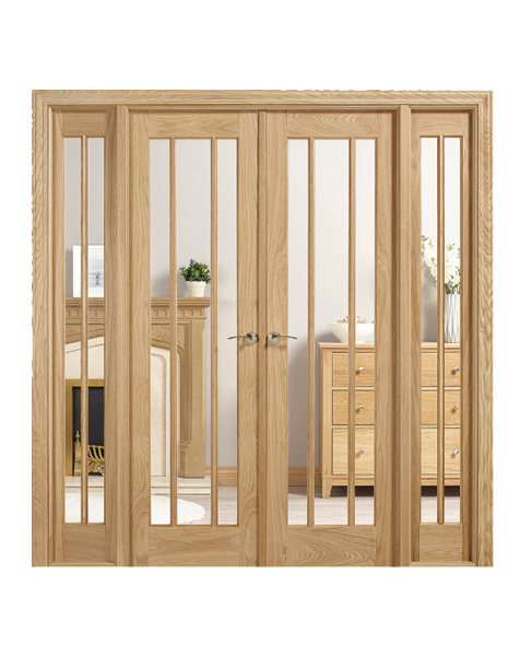 Lincoln W6 Room Dividers Fully Finished Oak