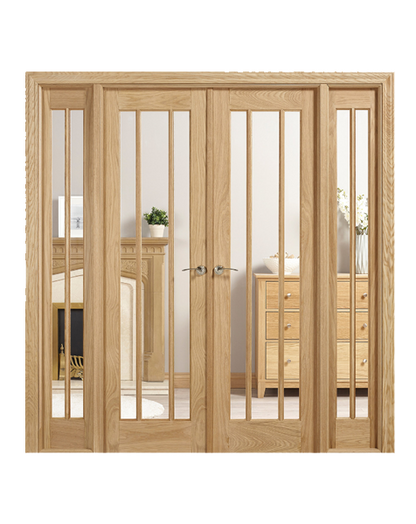 Lincoln W6 Room Dividers Fully Finished Oak