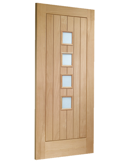 Suffolk Original 4 Light Unfinished Oak with Obscure Glass