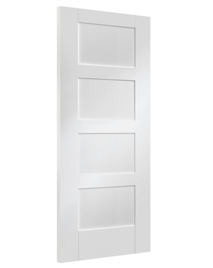 Shaker 4 Panel Internal White Primed Door