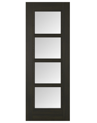 Vancouver Fully Finished Smoked Oak Clear Glazed 4L