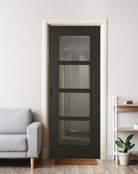 Vancouver Fully Finished Smoked Oak Clear Glazed 4L