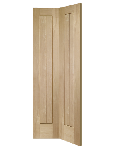 Suffolk Bi-Fold Unfinished Oak Door
