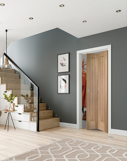 Suffolk Bi-Fold Unfinished Oak Door