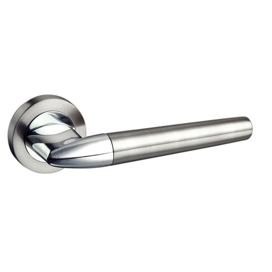 Toulon - Satin Nickel / Polished Chrome