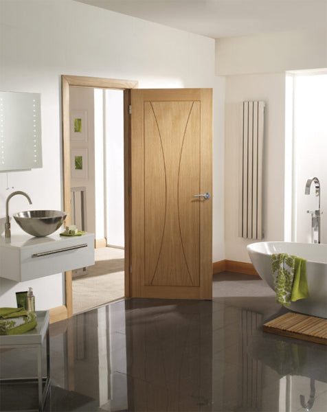Verona Internal Unfished Oak FD30 Fire Door🔥