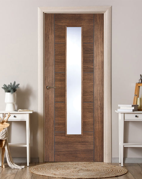 Vancouver Fully Finished Laminated Walnut Clear Glazed 1L