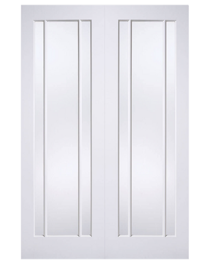 Lincoln White Primed Glazed 3L Rebated Pair