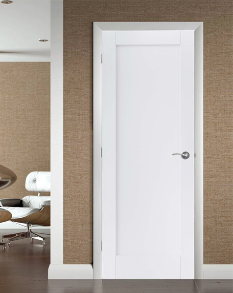 Pattern 10 White Primed FD30 Fire Door