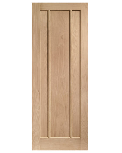 Worcester 3 Panel Unfinished Oak FD30 Fire Door🔥